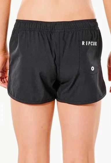 Rip Curl Surf Essentials 3 Boardshort Girl - Black - Guys & Girls Surf n Street
