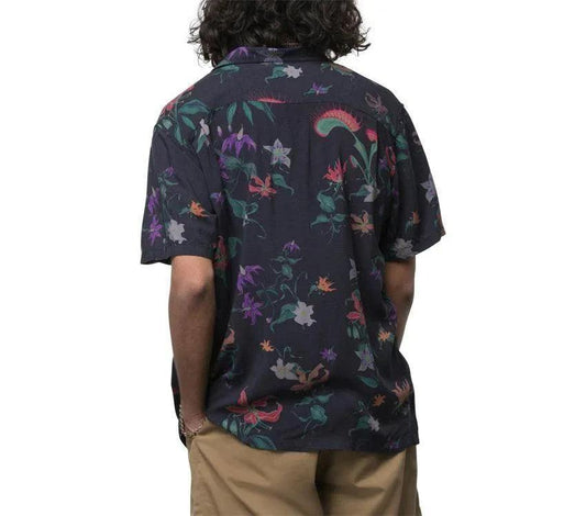 Vans Fatal Floral Short Sleeve Woven Shirt -Black - Guys & Girls Surf n Street