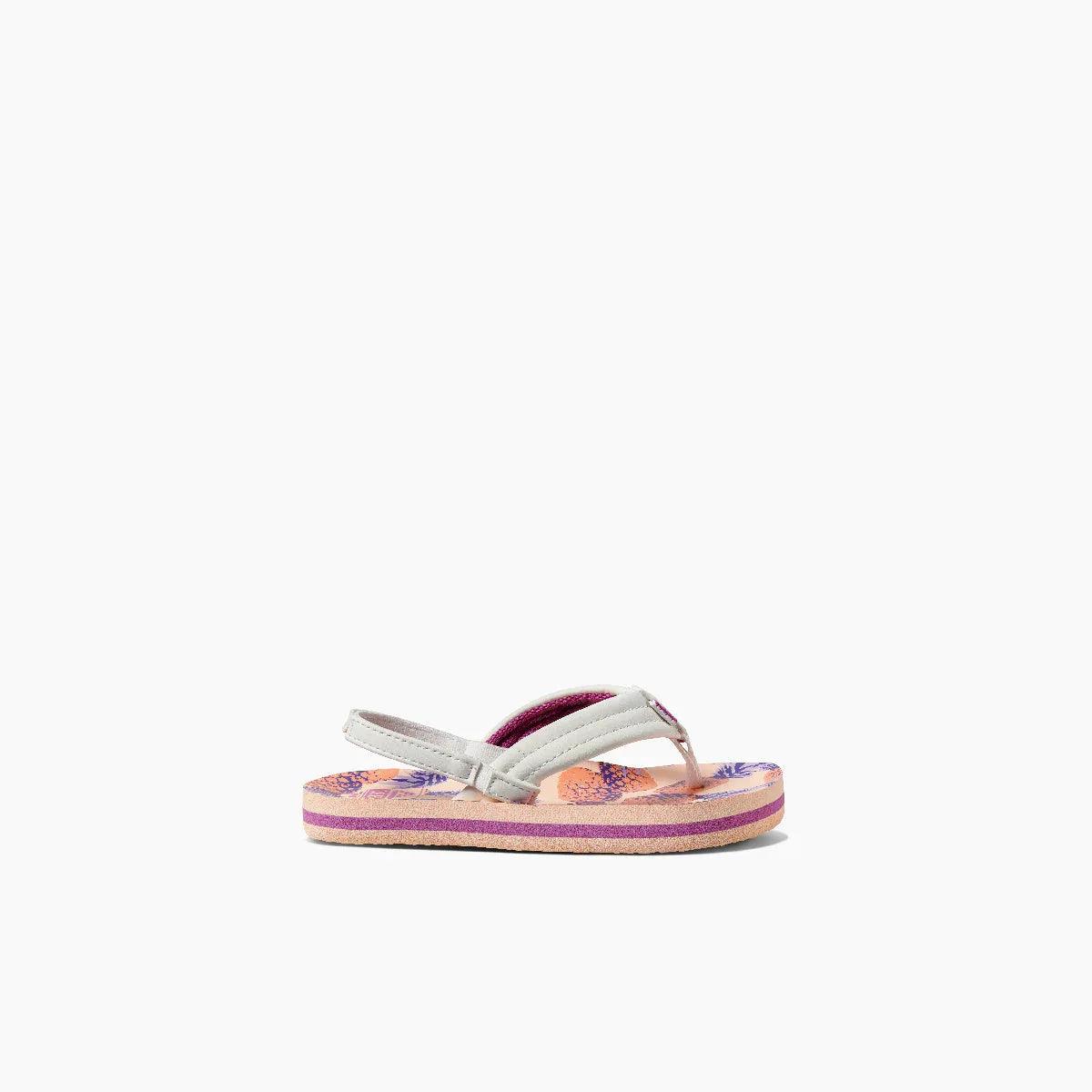 Reef Little Ahi Thong - Coral Pineapples - Guys & Girls Surf n Street