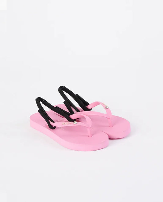 Rip Curl Script Wave Thongs Girls - Light Pink