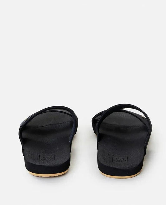 Rip Curl Saltwater Culture Sandal Dual Strap Slide - Black - Guys & Girls Surf n Street
