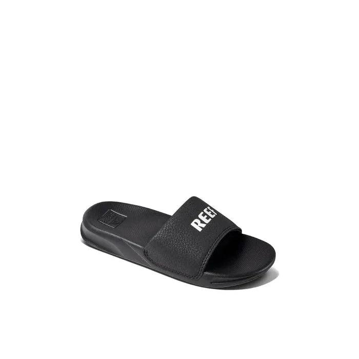 Reef Kids One Slide -Black/White - Guys & Girls Surf n Street