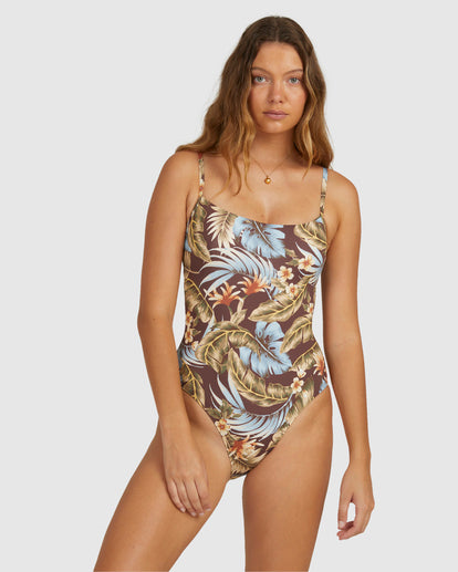 Billabong Slow Daze Mia DD One Piece - Brown
