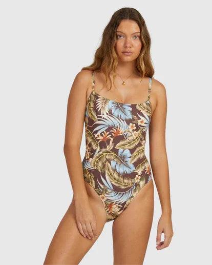 Billabong Slow Daze Mia DD One Piece - Brown - Guys & Girls Surf n Street