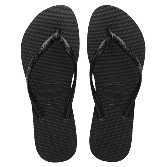 Havaianas Slim Basic Thongs - Black