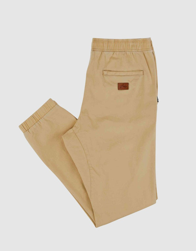 Rusty Hook Out Elastic Pant - Fennel