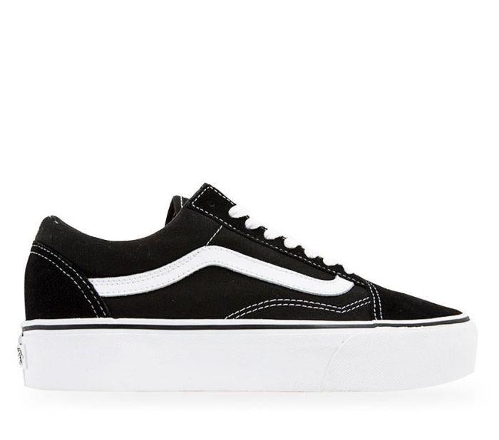 Vans Old Skool Platform - Black & White