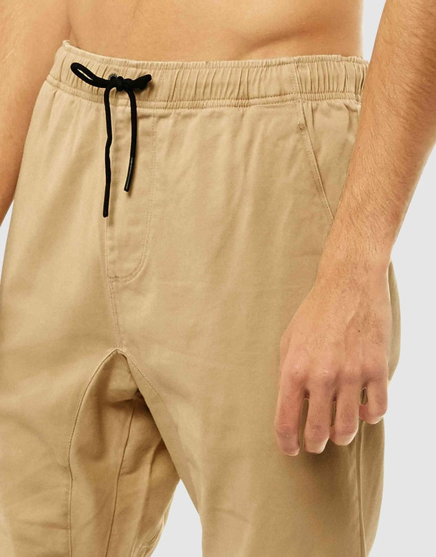 Rusty Hook Out Elastic Pant - Fennel