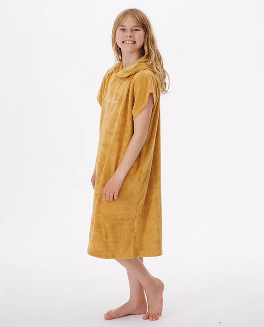 Rip Curl Script Hooded Towel - Girl - Honey
