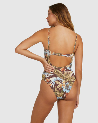 Billabong Slow Daze Mia DD One Piece - Brown