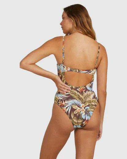 Billabong Slow Daze Mia DD One Piece - Brown - Guys & Girls Surf n Street