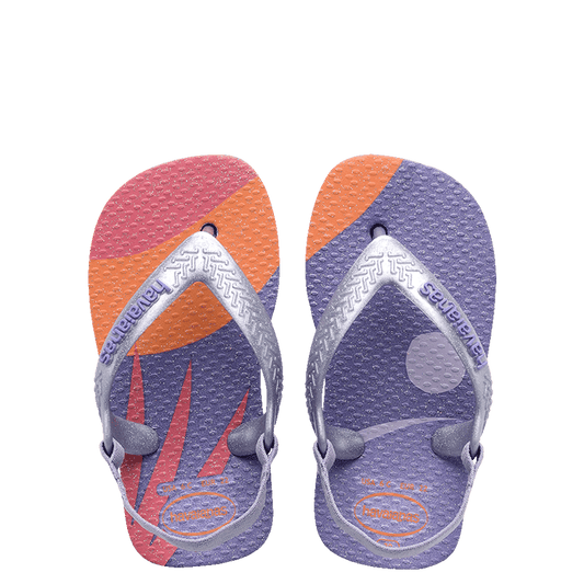 Havaianas Baby Palette Glow Thongs - Quiet Lilac