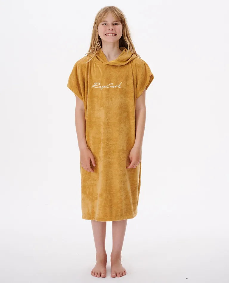 Rip Curl Script Hooded Towel - Girl - Honey