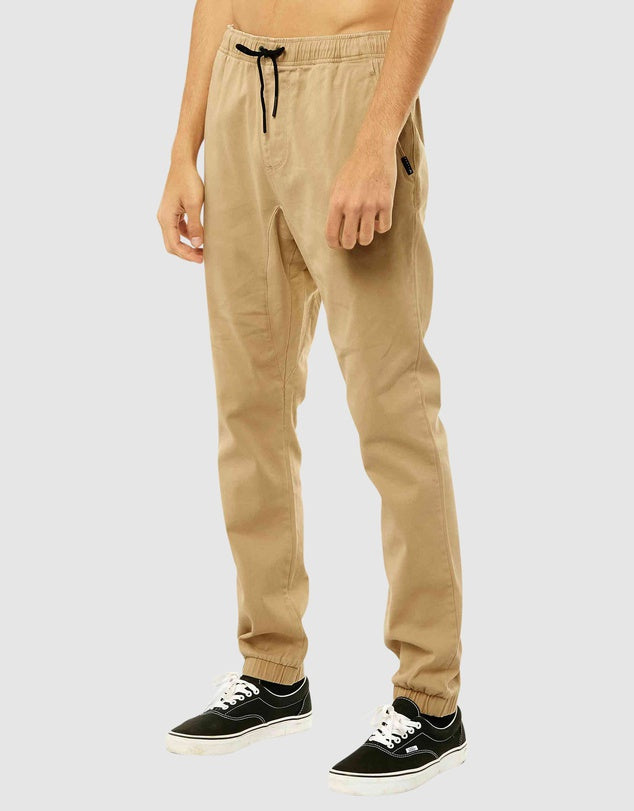 Rusty Hook Out Elastic Pant - Fennel