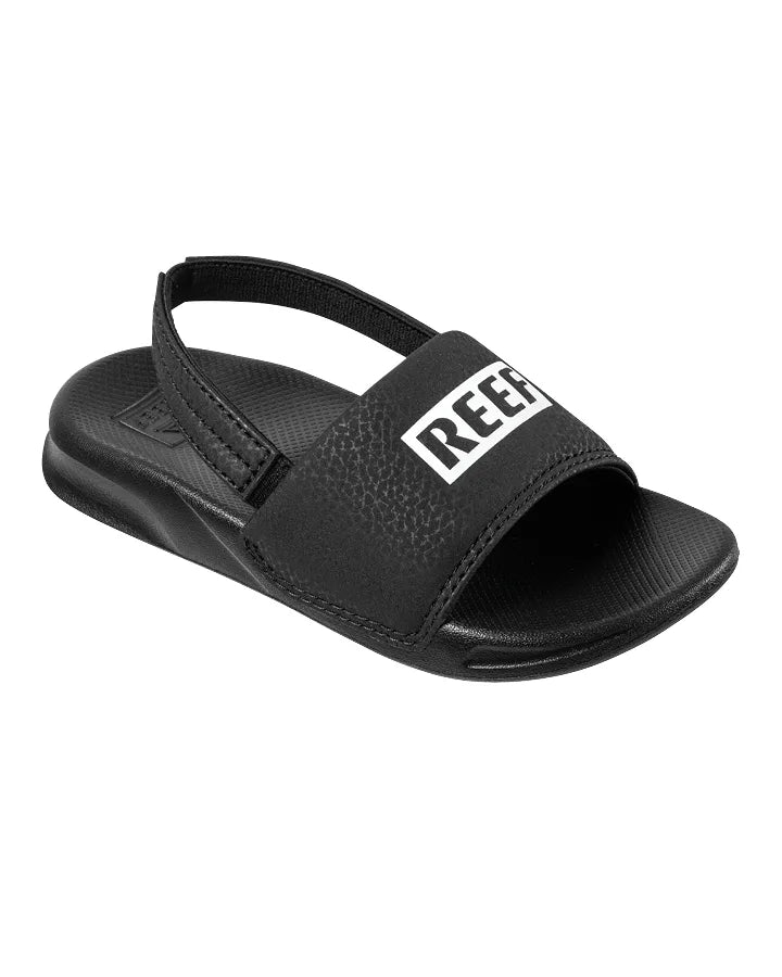 Reef Little One Slide - Black / White