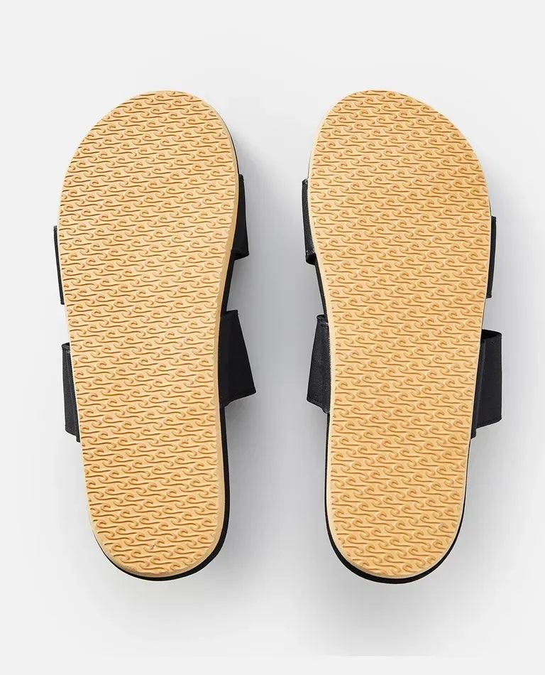 Rip Curl Saltwater Culture Sandal Dual Strap Slide - Black - Guys & Girls Surf n Street