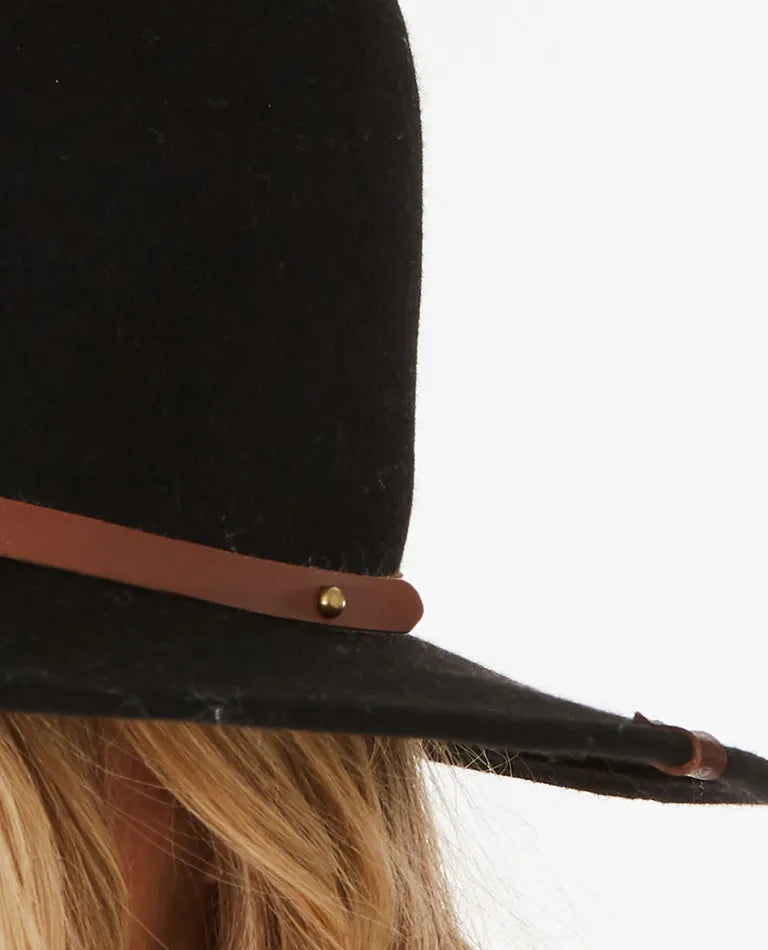 Rip Curl Sierra Wool Panama Hat - Black