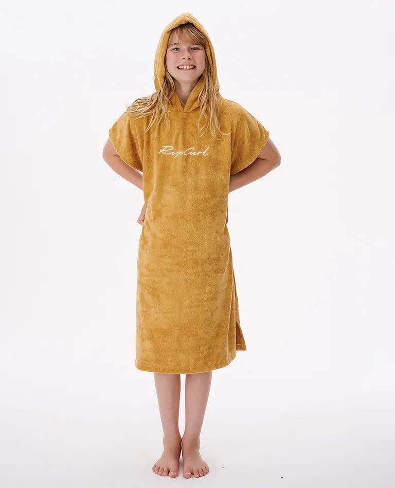 Rip Curl Script Hooded Towel - Girl - Honey