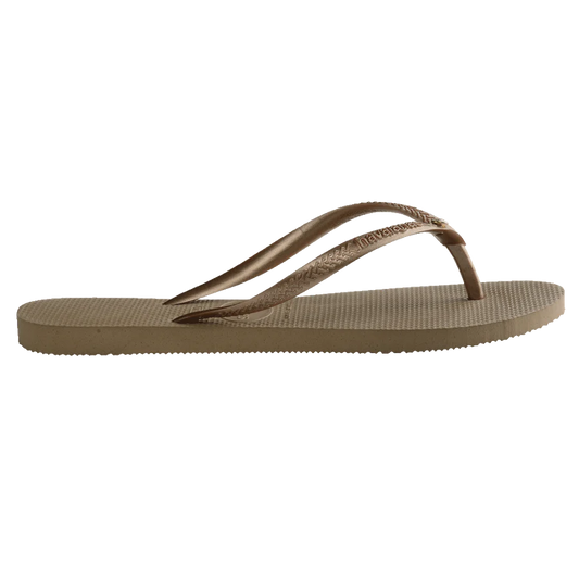 Havaianas Slim Crystal SW ll Thongs - Rose Gold