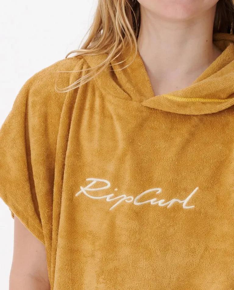 Rip Curl Script Hooded Towel - Girl - Honey - Guys & Girls Surf n Street