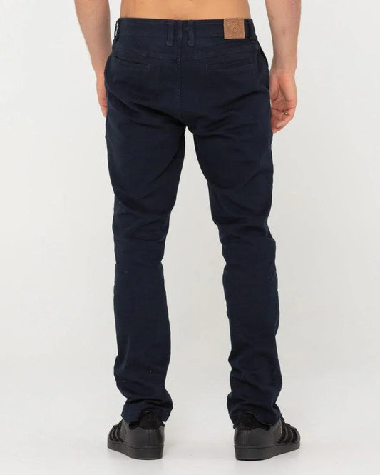 Rusty John The 2nd Chino Pant - Navy Blue - Guys & Girls Surf n Street