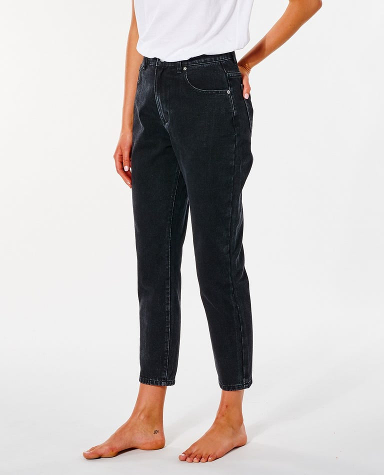 Rip Curl Breaker Straight Leg Jean - Washed Black
