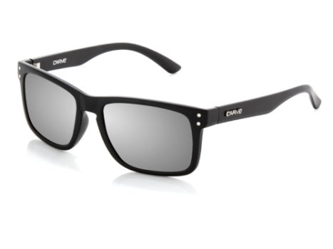 Carve Goblin - Matt Black w Grey Polarized Silver Mirror Lens