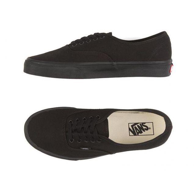 Vans Authentic Black/Black – Guys Girls Surf n Street