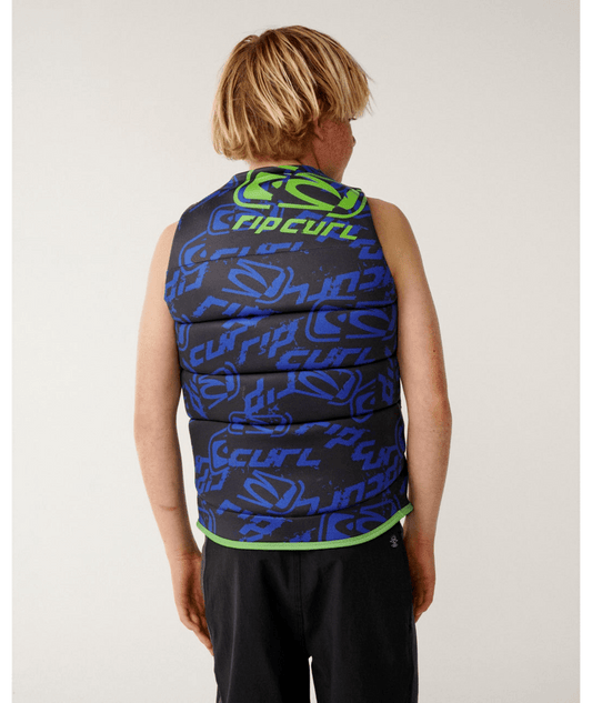Rip Curl Kids Dawn Patrol Buoyancy Vest - Black / Blue