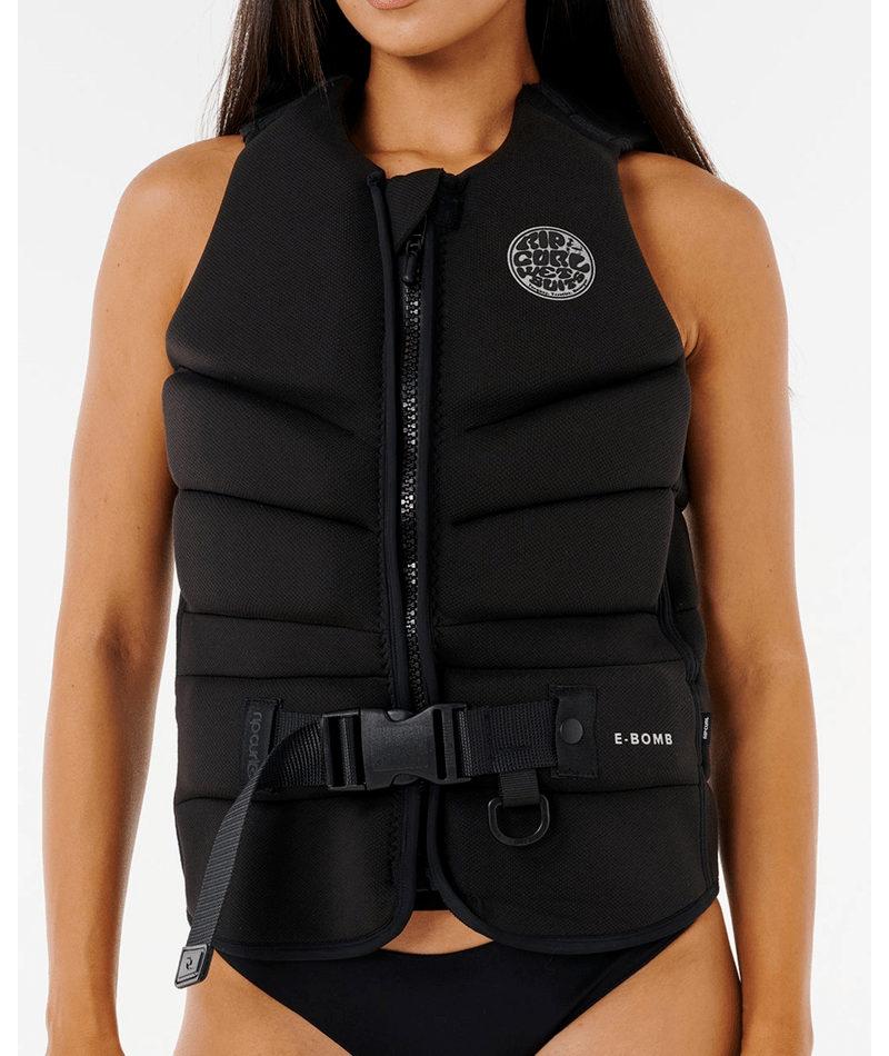 Rip Curl Womens E Bomb Buoyancy Vest - Black
