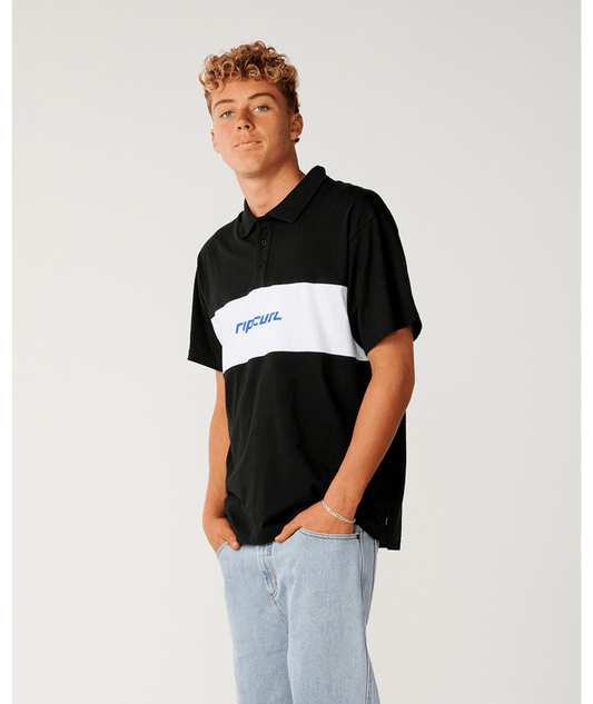 Rip Curl Undertow Polo - Black / White