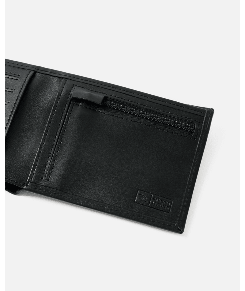 Rip Curl Corpowatu RFID 2 In 1 Leather Wallet - Black