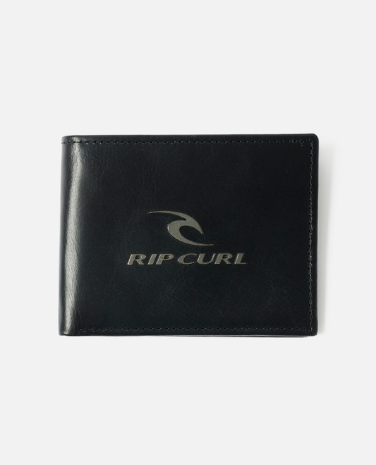 Rip Curl Corpowatu RFID 2 In 1 Leather Wallet - Black