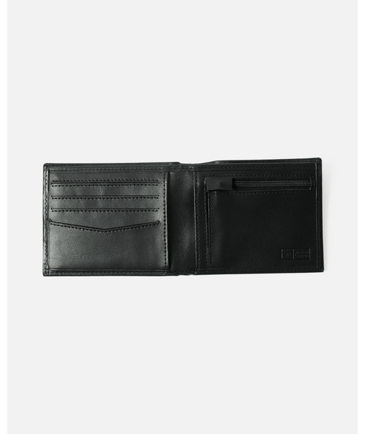 Rip Curl Corpowatu RFID 2 In 1 Leather Wallet - Black