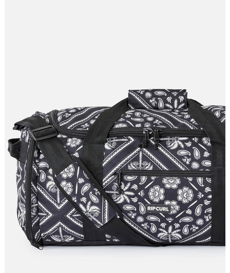 Rip Curl Large Packable Duffle Bag 60L  - Black / Off White