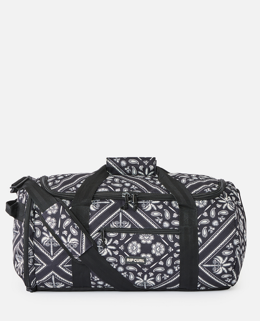 Rip Curl Large Packable Duffle Bag 60L  - Black / Off White