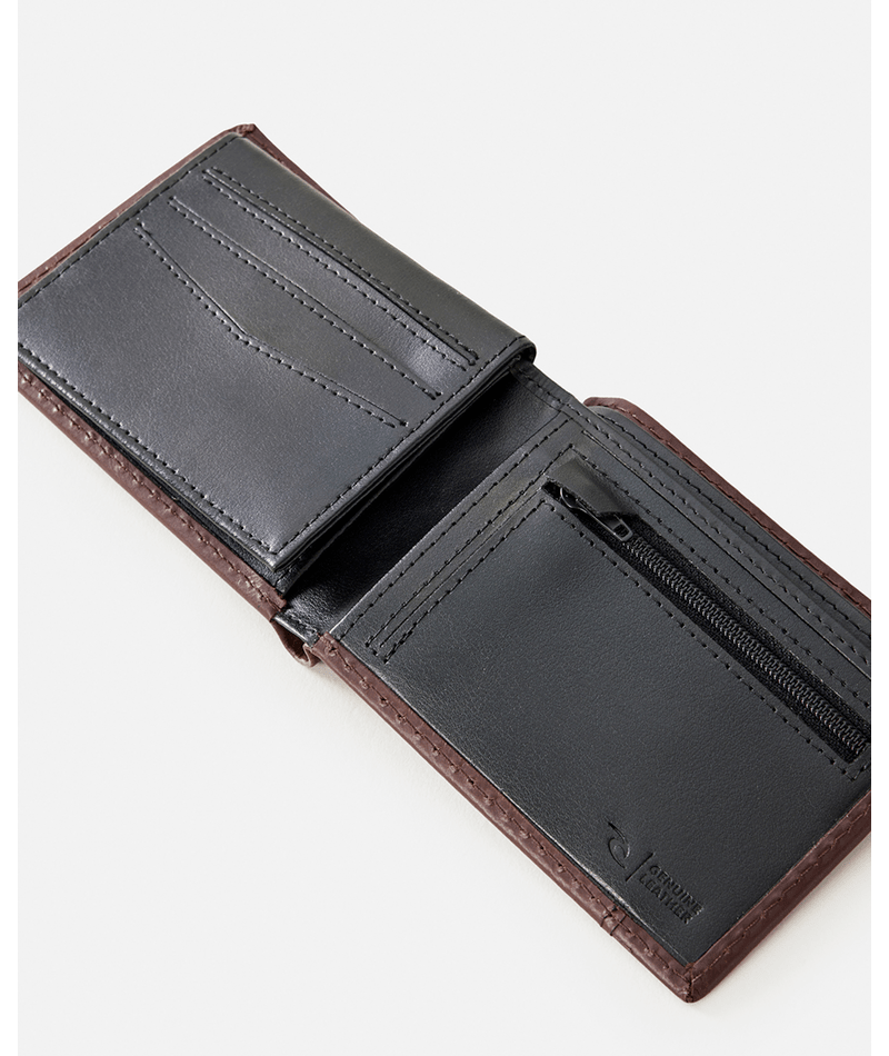 Rip Curl Stashed RFID All Day Wallet - Cognac