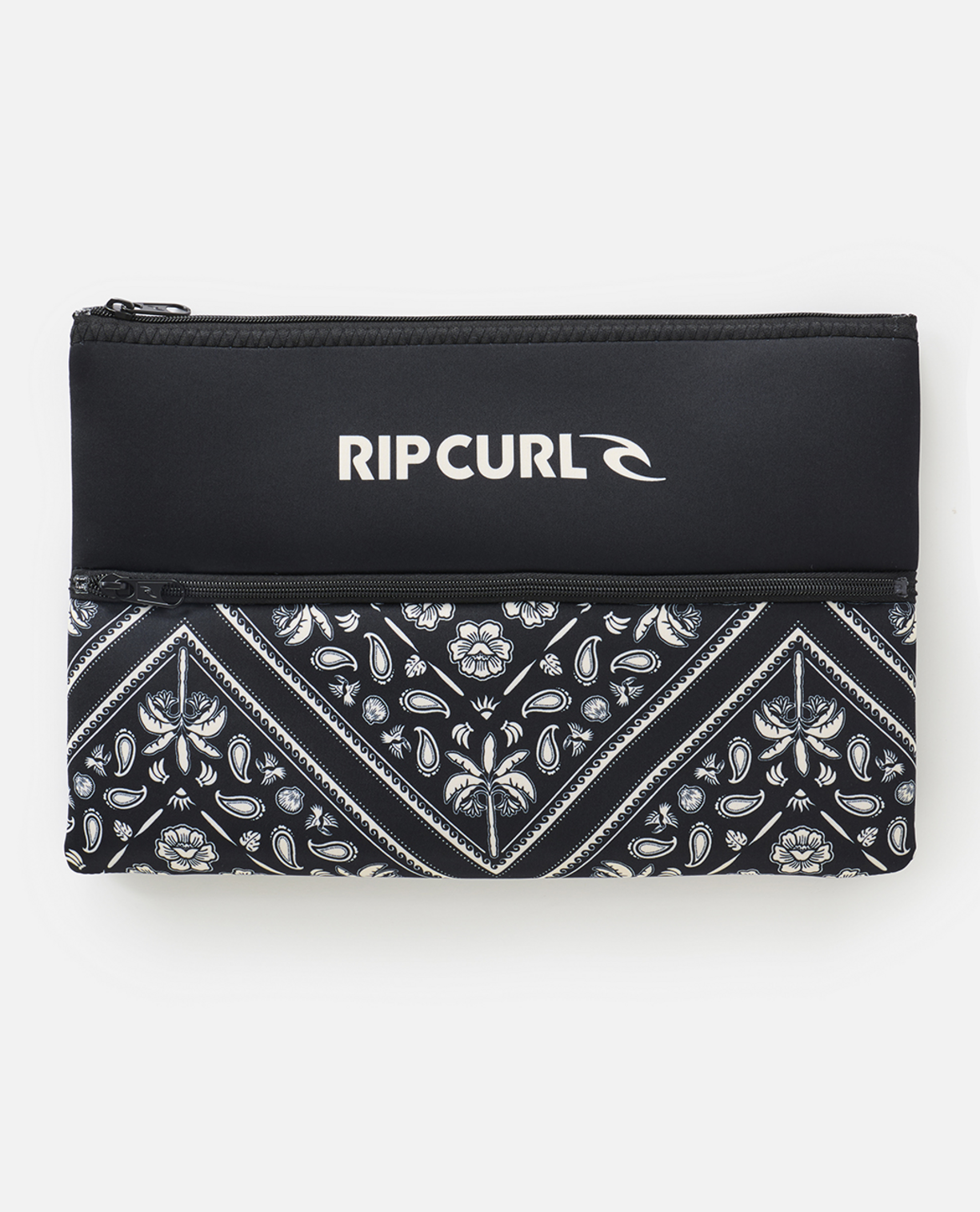 Rip Curl XL Pencil Case - Black / Off White