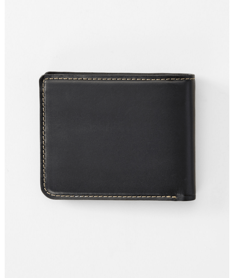 Rip Curl Dosed RFID Slim Leather Wallet - Black