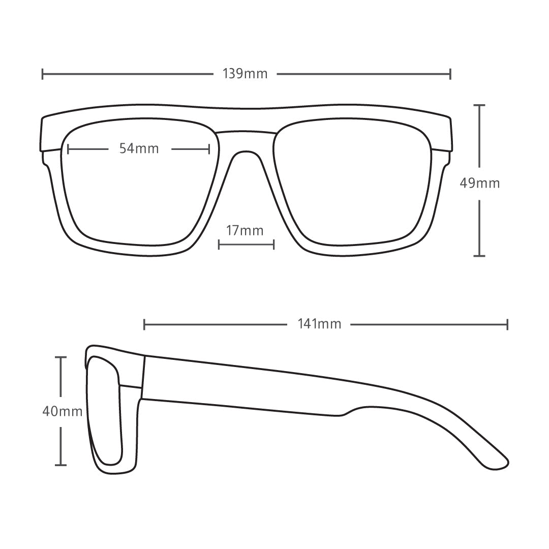 Carve Volley - Matt Black Polarized Lens
