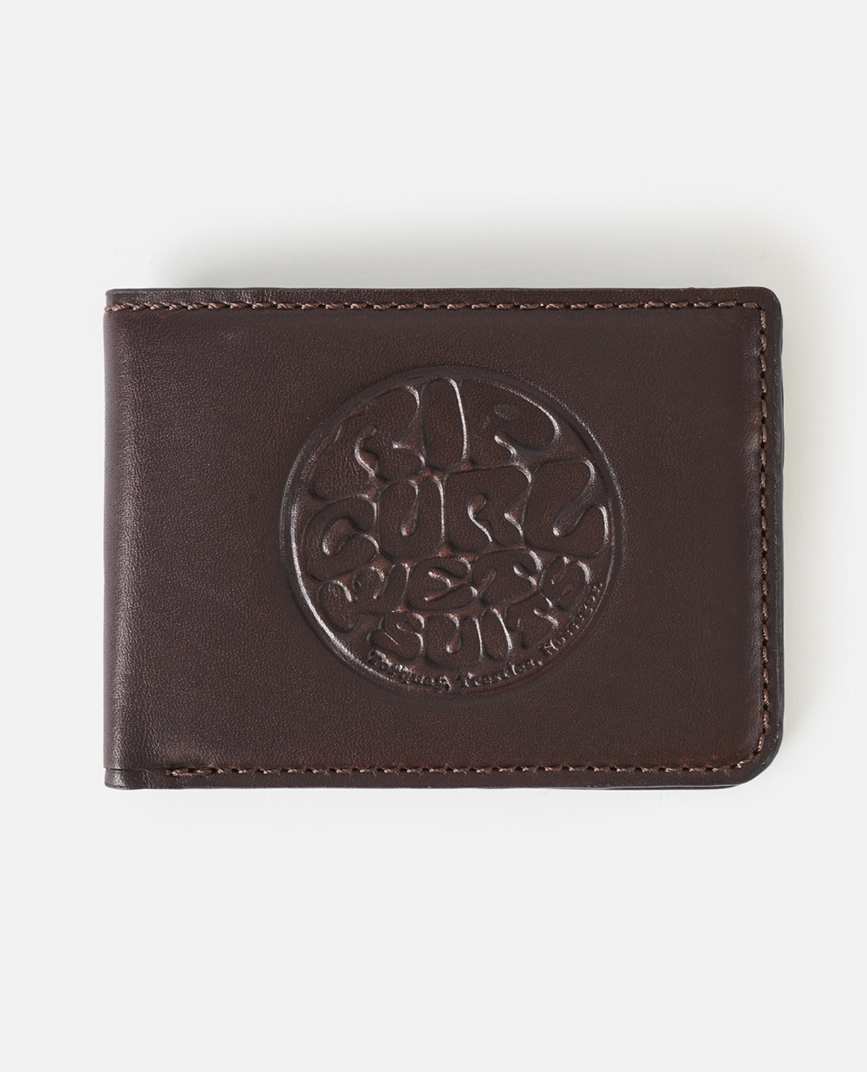 Rip Curl Premium Surf RFID Slim Leather Wallet - Brown