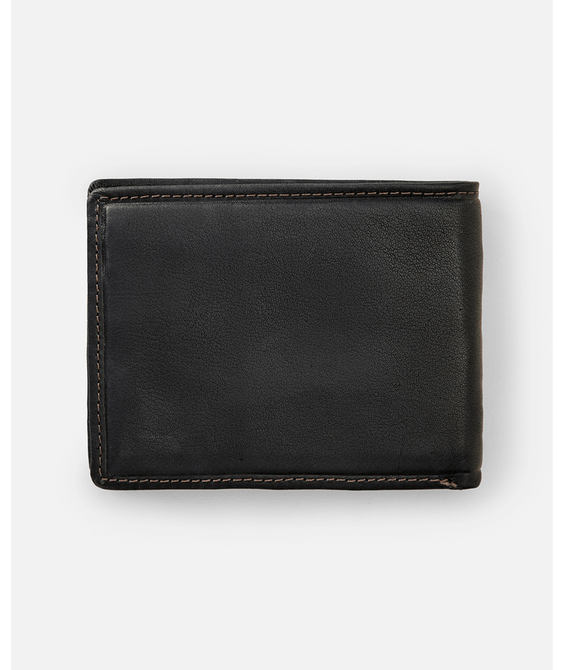 Rip Curl K Roo All Day Leather Wallet  - Black/Brown