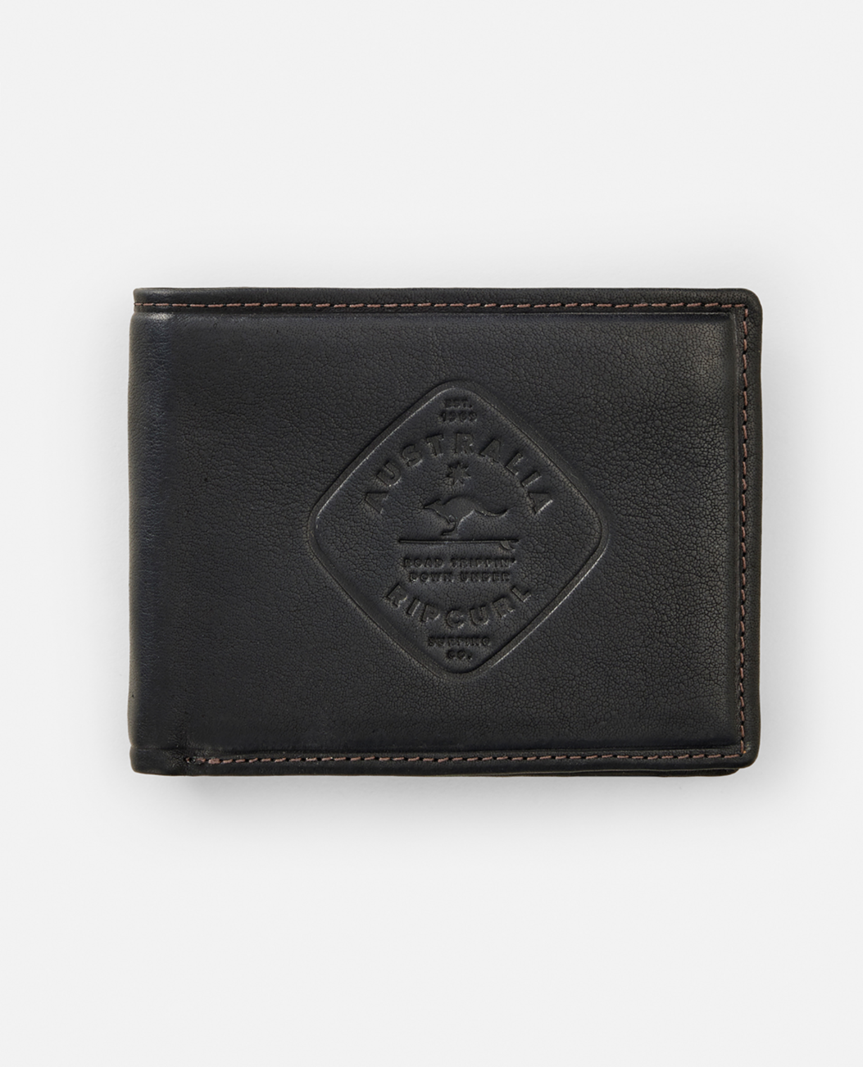 Rip Curl K Roo All Day Leather Wallet  - Black/Brown