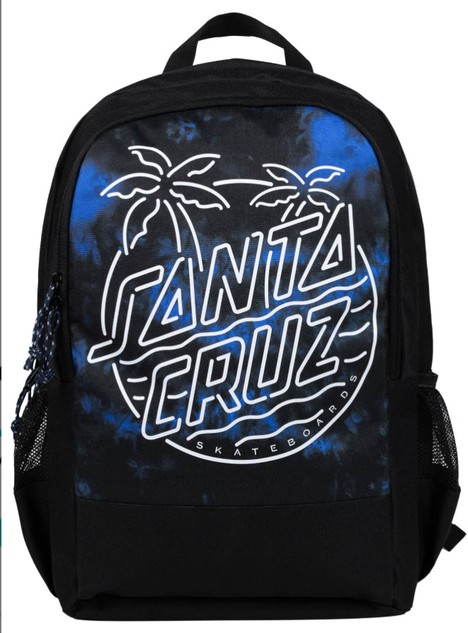 Santa Cruz Glow Dot Mono Backpack - Cobalt Tie Dye