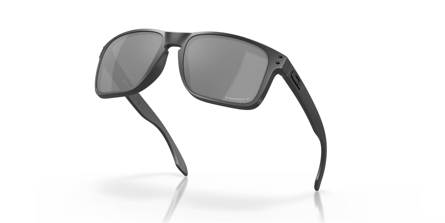 Oakley Holbrook XL - Steel With Prizm Black Polarized Lenses