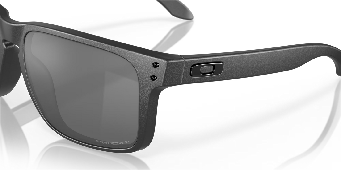 Oakley Holbrook XL - Steel With Prizm Black Polarized Lenses
