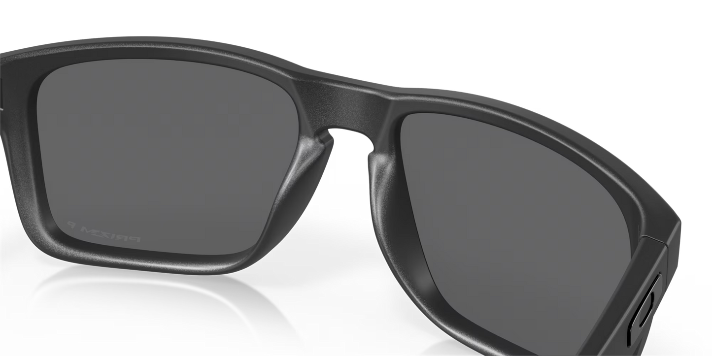 Oakley Holbrook XL - Steel With Prizm Black Polarized Lenses
