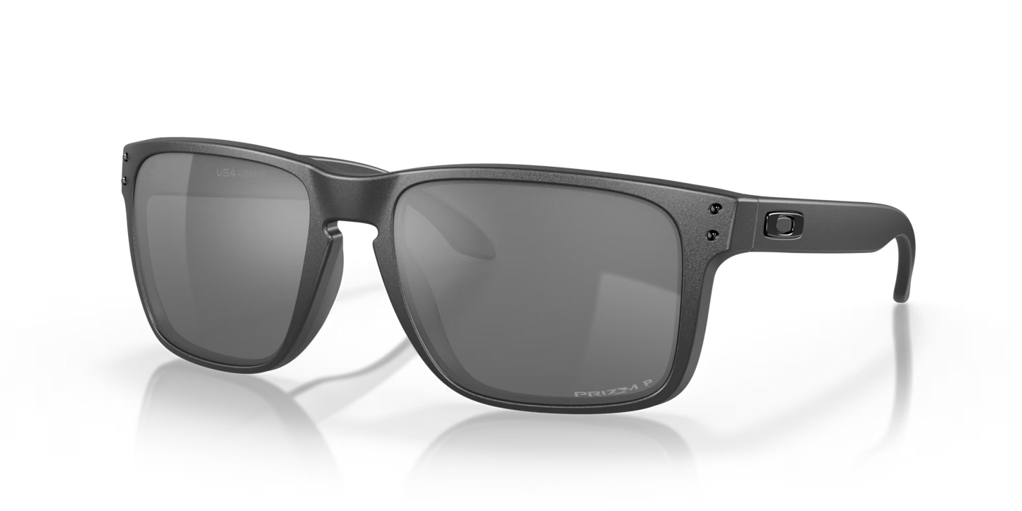 Oakley Holbrook XL - Steel With Prizm Black Polarized Lenses
