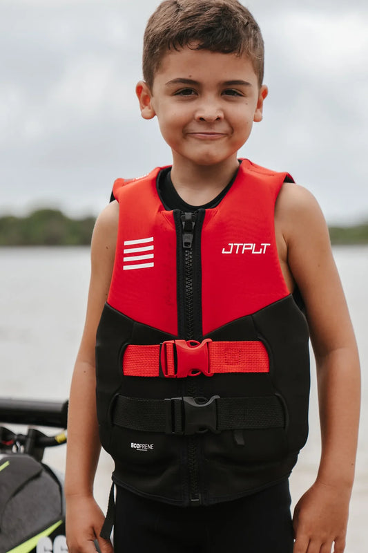 Jetpilot The Cause F/E Youth Eco Vest - Red Level 50