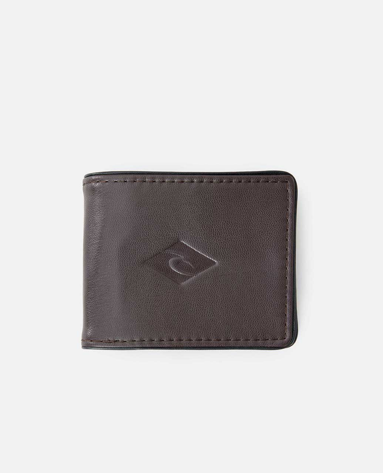 Rip Curl Layered RFID 2 IN 1 Leather Wallet - Brown